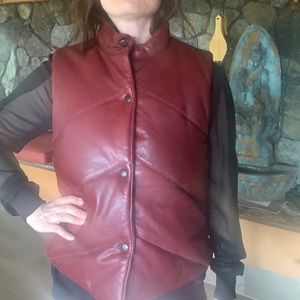 JCREW 100% Leather Vest